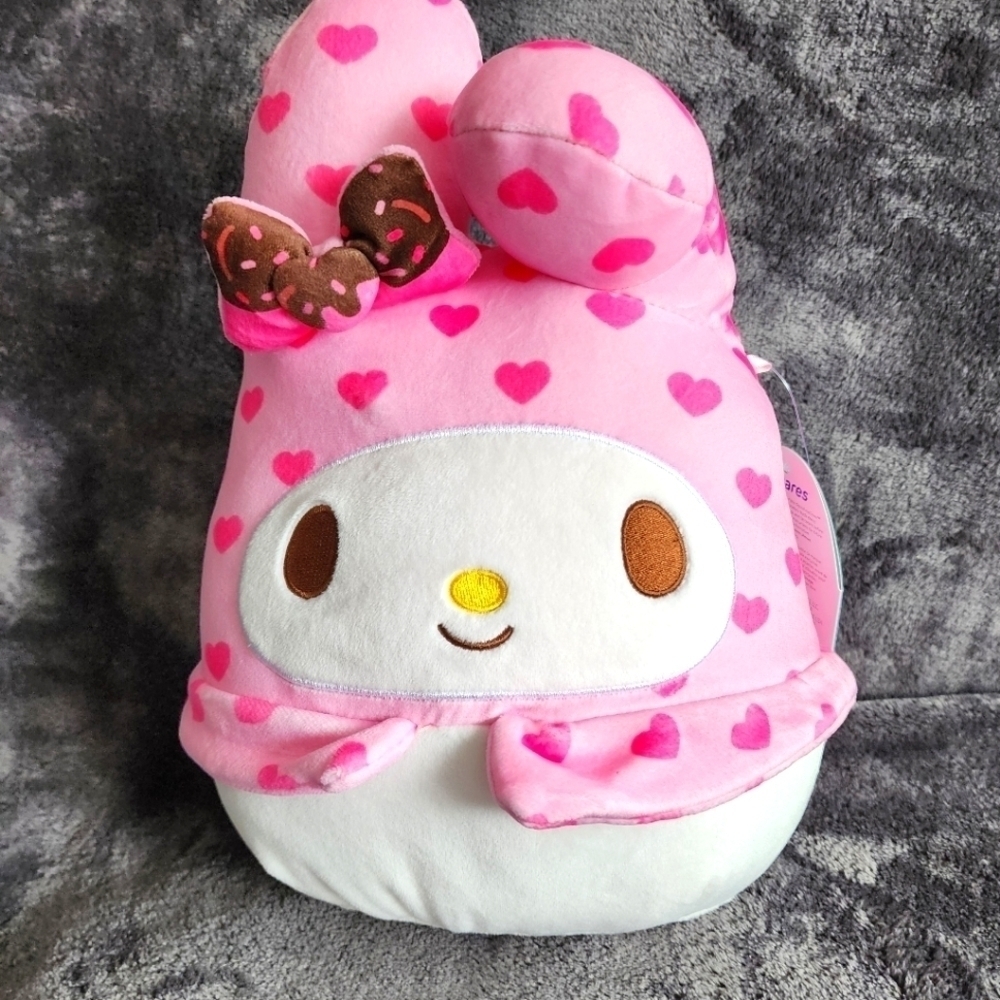 New original Squishmallows Plush Sanrio Hello Kitty Valentines 2024 My Melody 8"